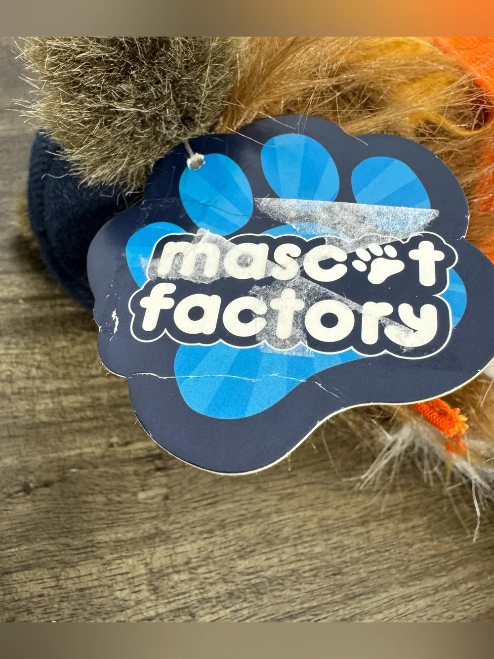 Mascot Factory Houston Astros MLB Collie Dog Plush Toy Animal Brown White